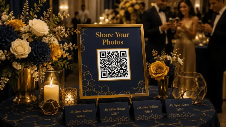 QR Code Photo Sharing for Weddings: How to Collect Guest Photos Easily